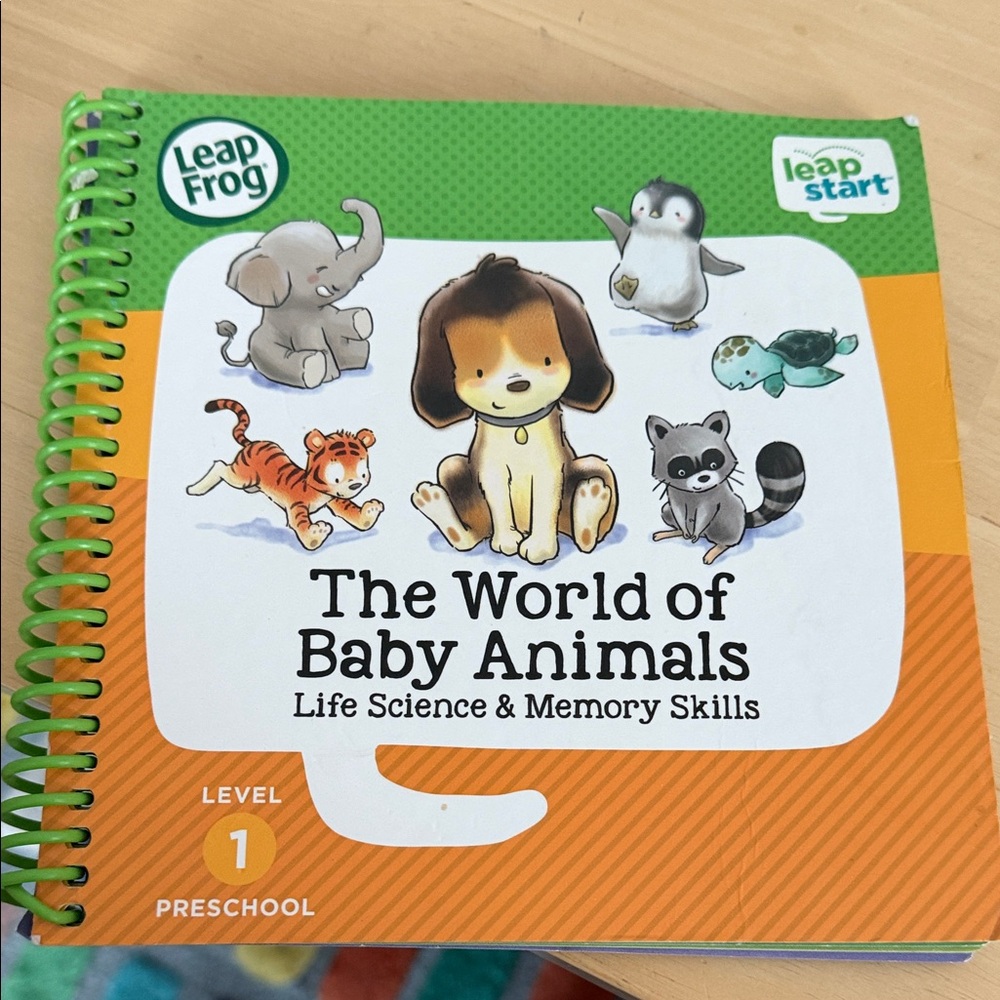 LeapFrog The World of Baby Animals Book - Green and Orange